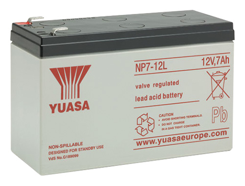 Batteria al piombo ricaricabile 12V 7Ah YUASA