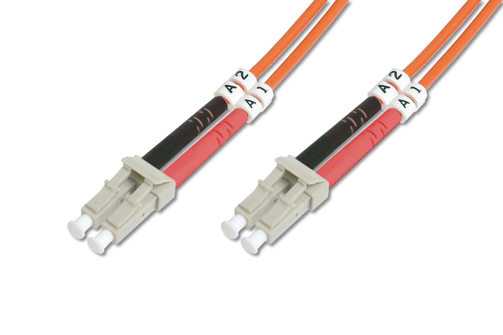 Digitus DK-2533-01 FO patch cord, duplex, LC to LC MM OM2 50/125 æ, 1 m
