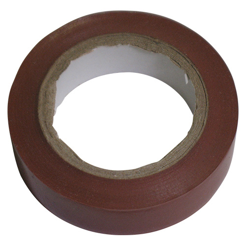 Nastro isolante marrone 0,13mmx15mmx10mt autoestinguente MKC