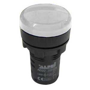 Segnalatore Luminoso 24V A Led Bianco Con Gemma AP/SEGN/220W-I
