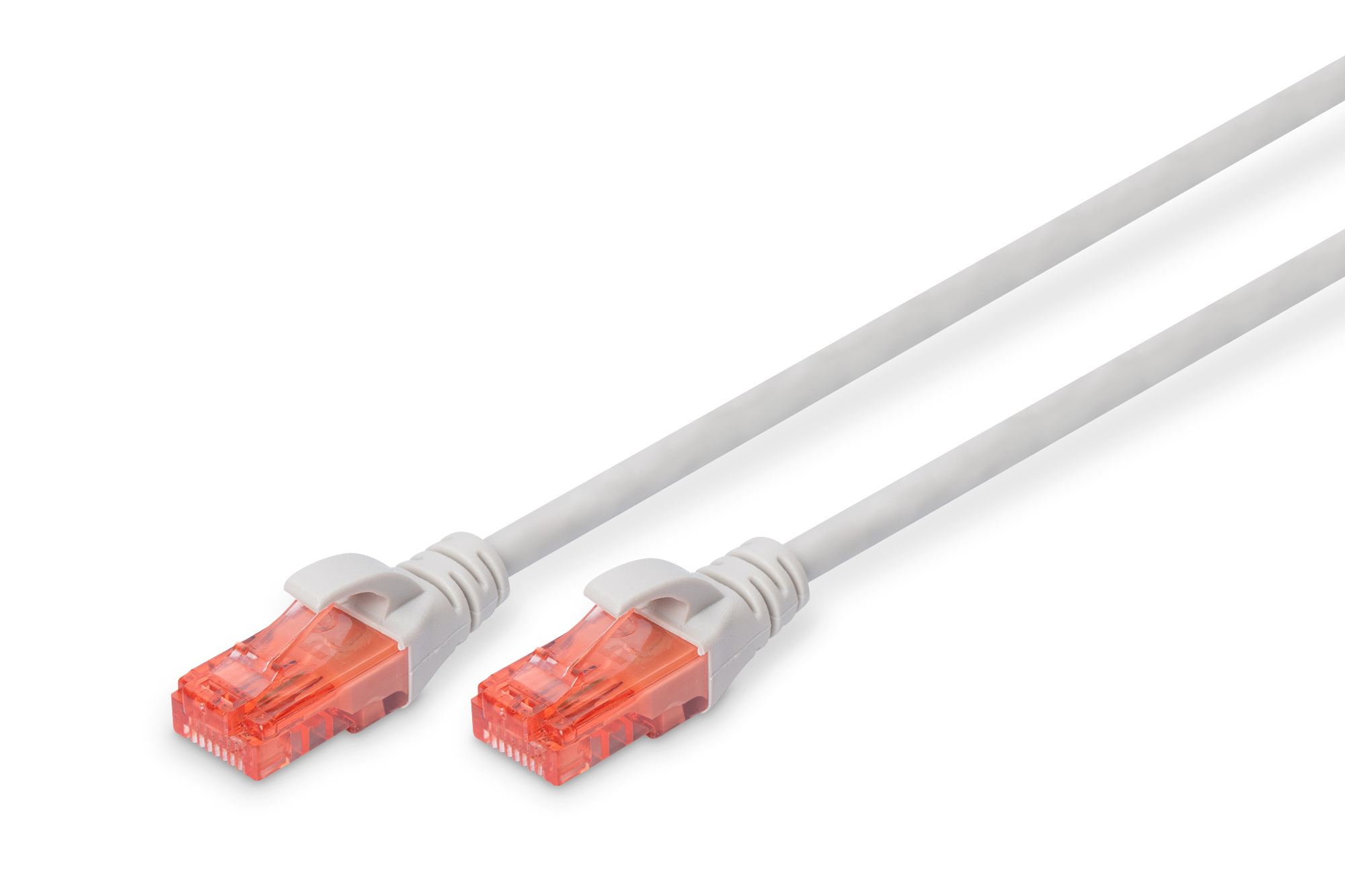 Digitus DK-1617-250 CAT 6 U-UTP patch cord, Cu, LSZH AWG 26/7, lunghezza 25 m, colore grigio