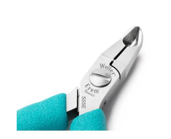 Tronchese con taglio in punta – testa stretta angolata, Serie 500 555E Weller
