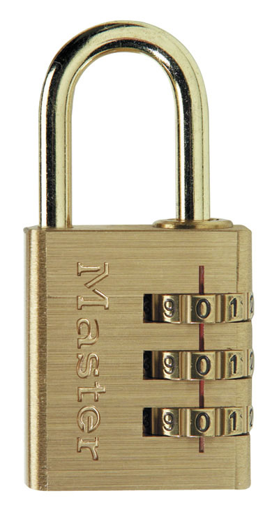 Lucchetto 40mm in ottone, a combinazione
