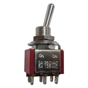 Deviatore Bipolare Min.On-On 1,5A 250V DEDM/124CK-I