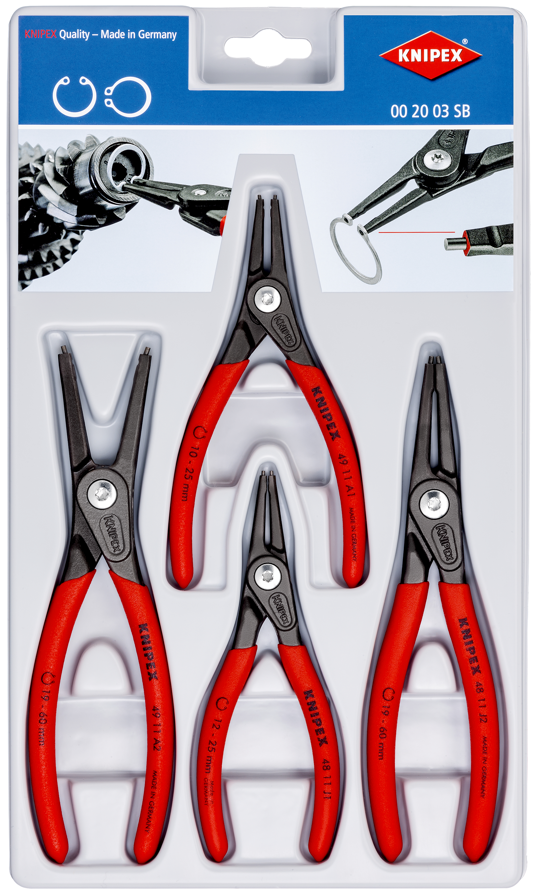 Assortimento di pinze 00 20 03 SB