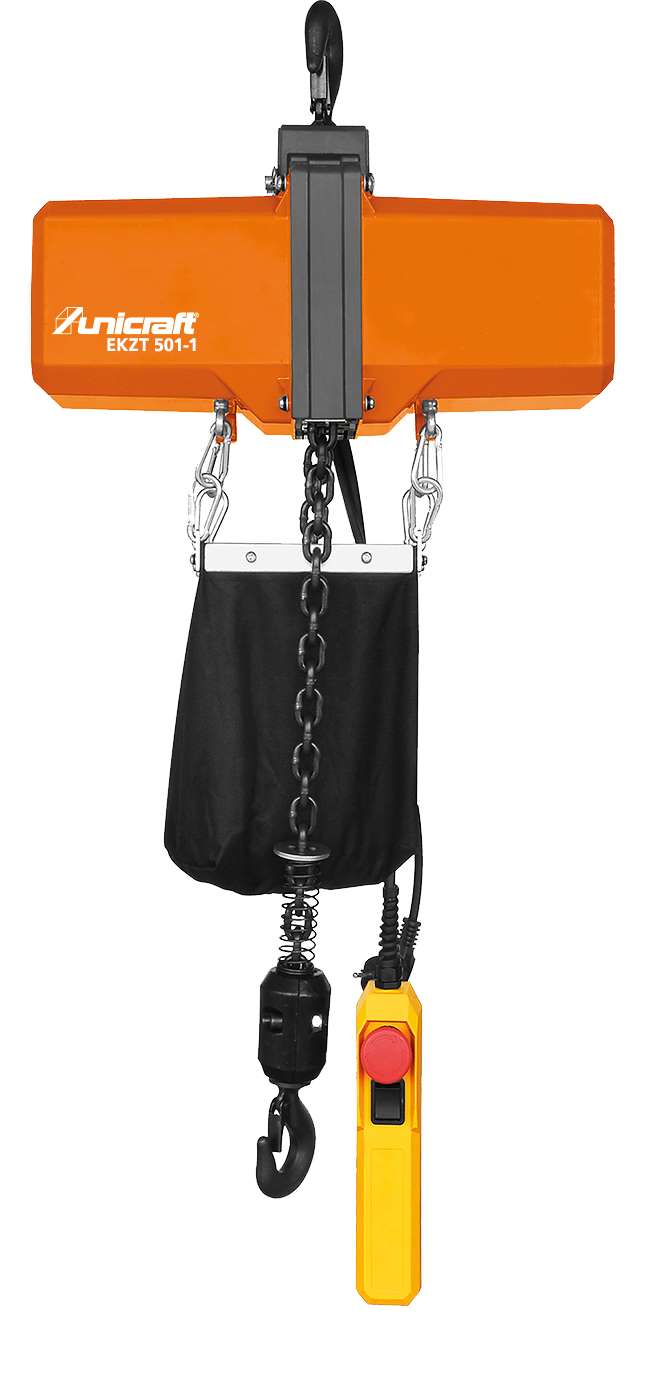 UNICRAFT 6194505 Paranco a catena elettrico 1 velocità, portata 500 kg