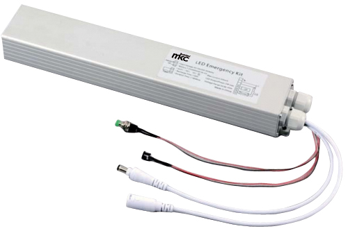 Kit conversione in emergenza per strisce a led 230v batteria li-on 7v4 4000mah