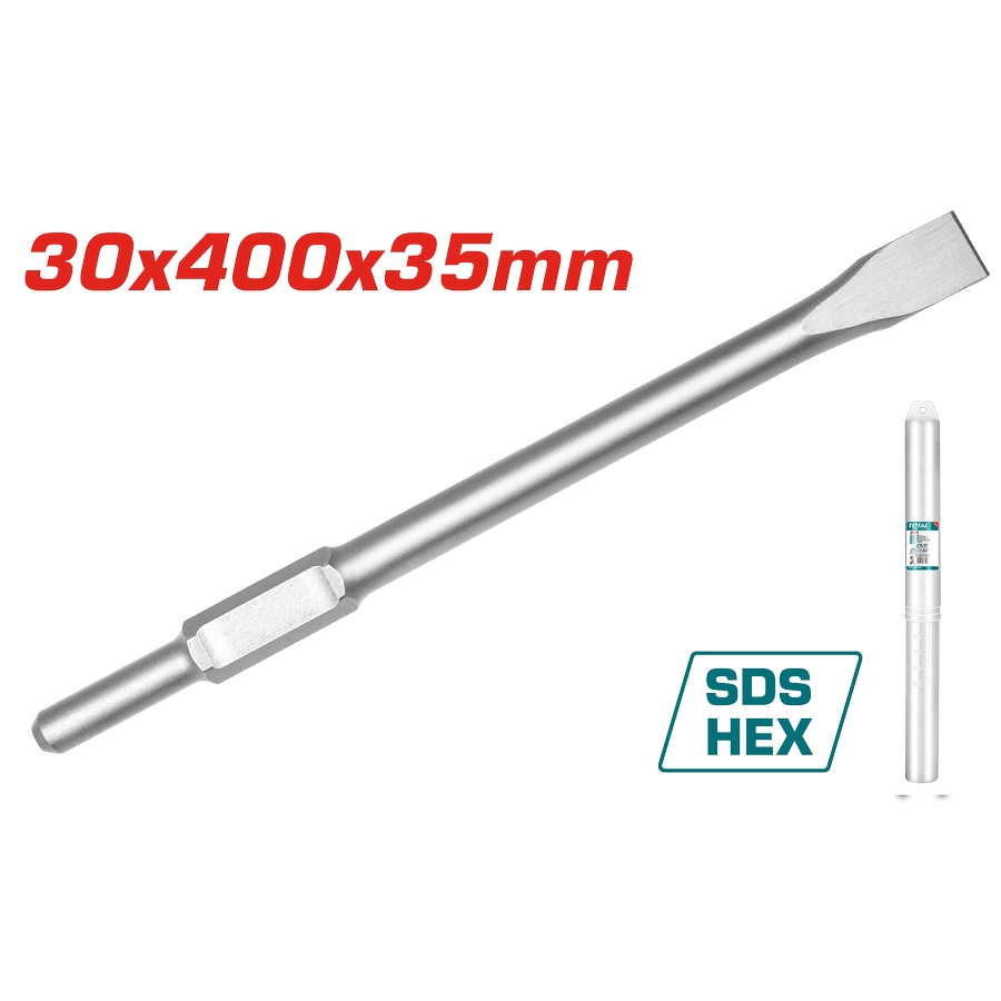 Scalpello Esagonale Piatto - 30*410*35mm TAC1532301
