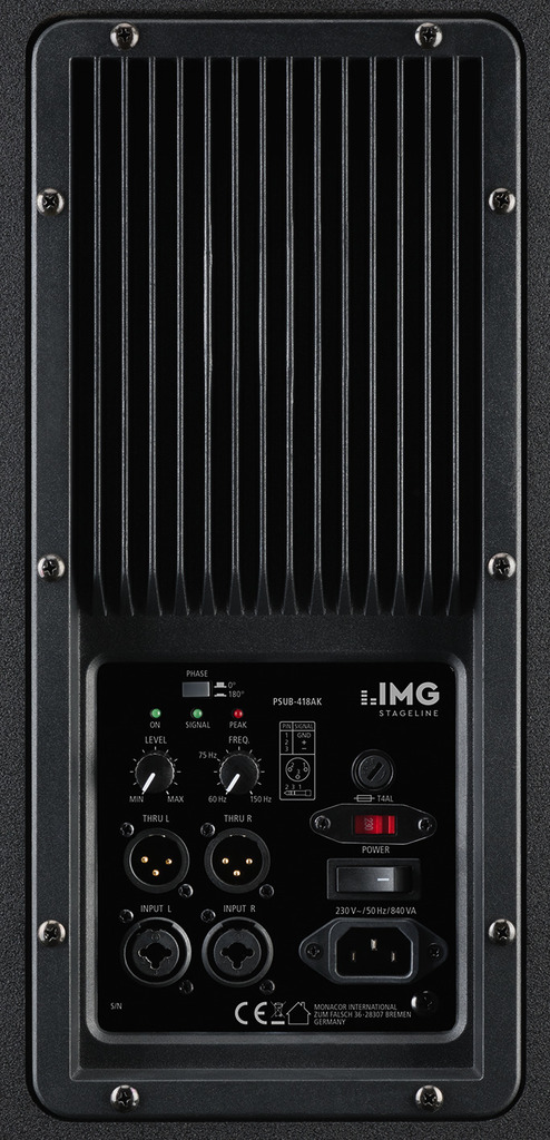 PSUB-418AK - Sistema Subwoofer Attivo