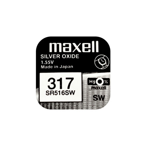 Batteria ossido argento MAXELL 1pc. Blister SR516SW