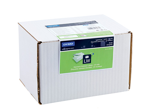 Etichette DYMO® LabelWriter™ Indirizzi Std. Bianco (24 rotoli) - 28 x 89 mm