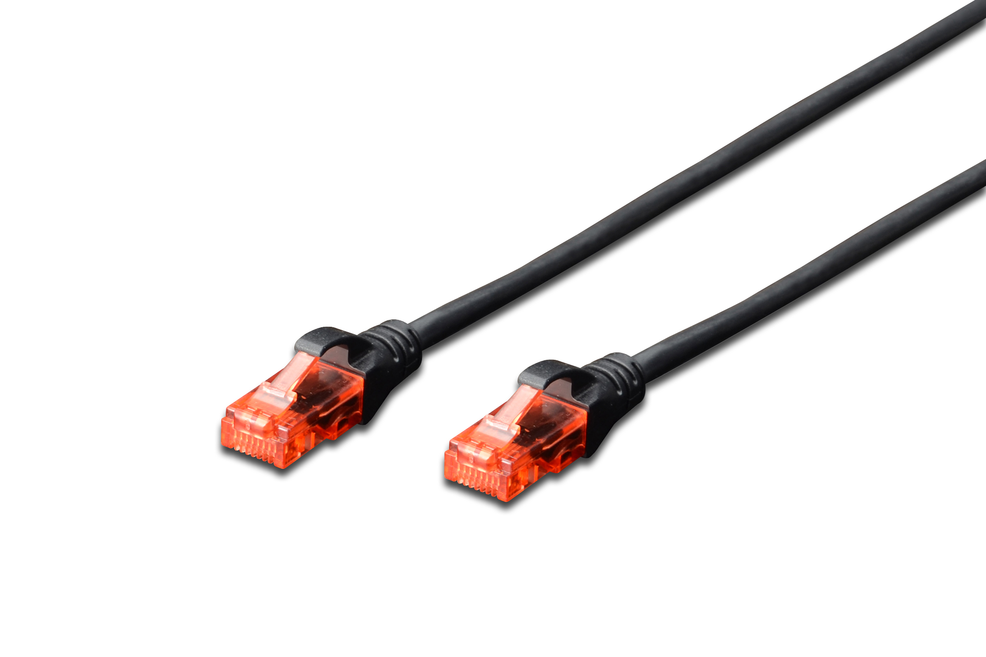 Digitus DK1617020BL - Cavo Patch U-UTP CAT6, CU, 26AWG, guaina LSZH, colore nero, lunghezza 2mt.