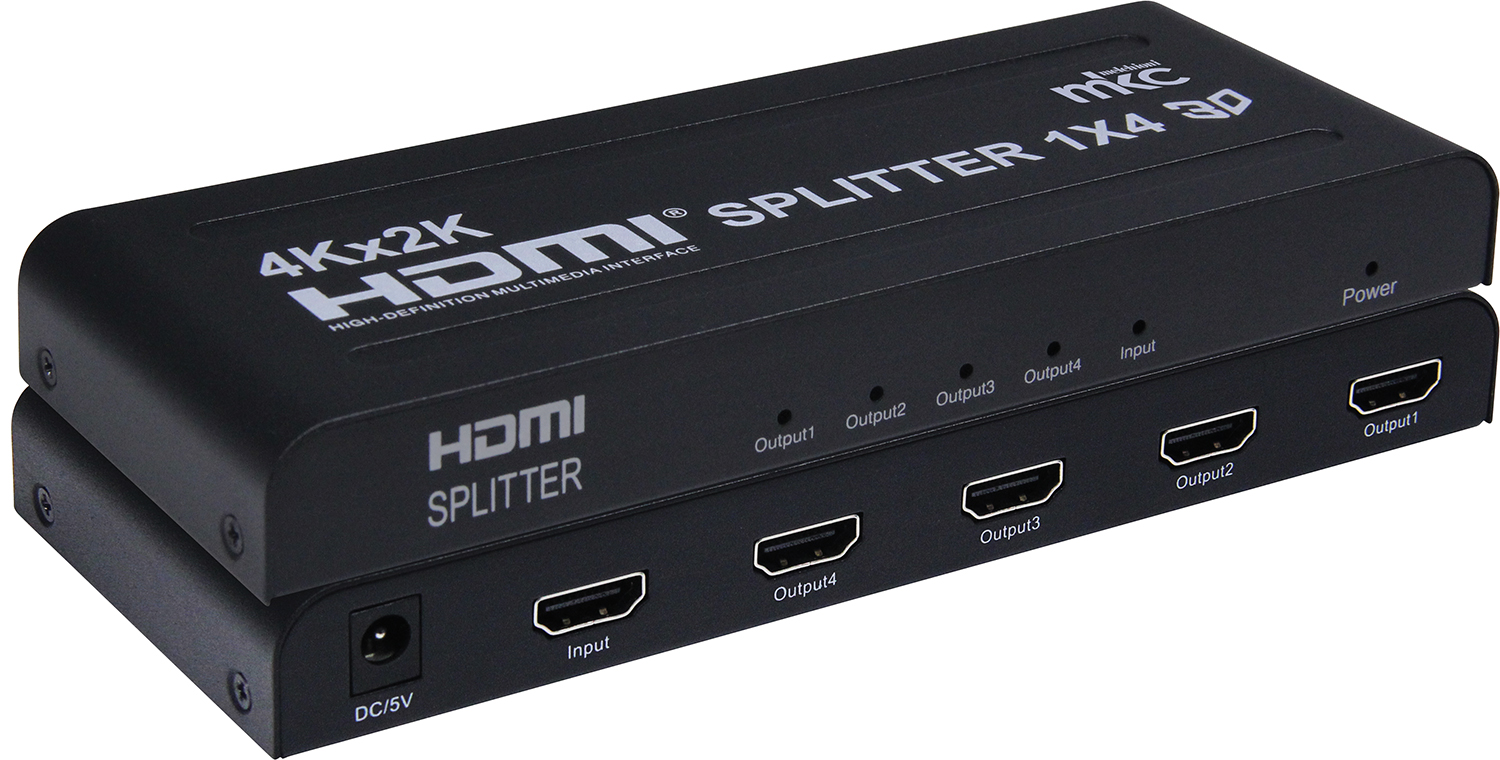 Divisore HDMI 4K 30Hz   1 IN x 4 OUT mod. MK-SP4