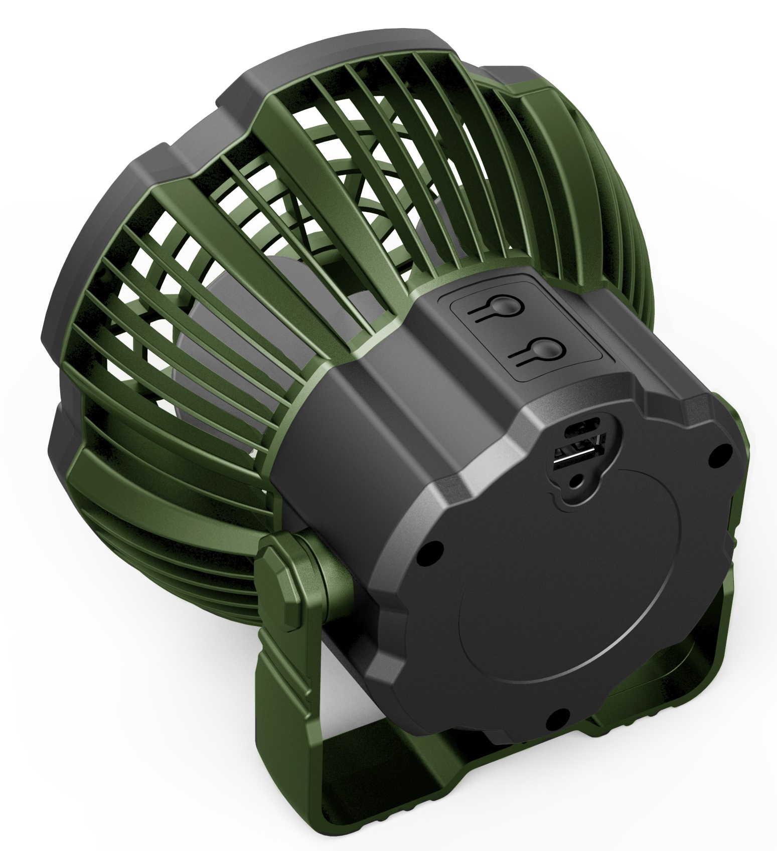 Ventilatore portatile MF 0501VL con luce ricaricabile 2in1