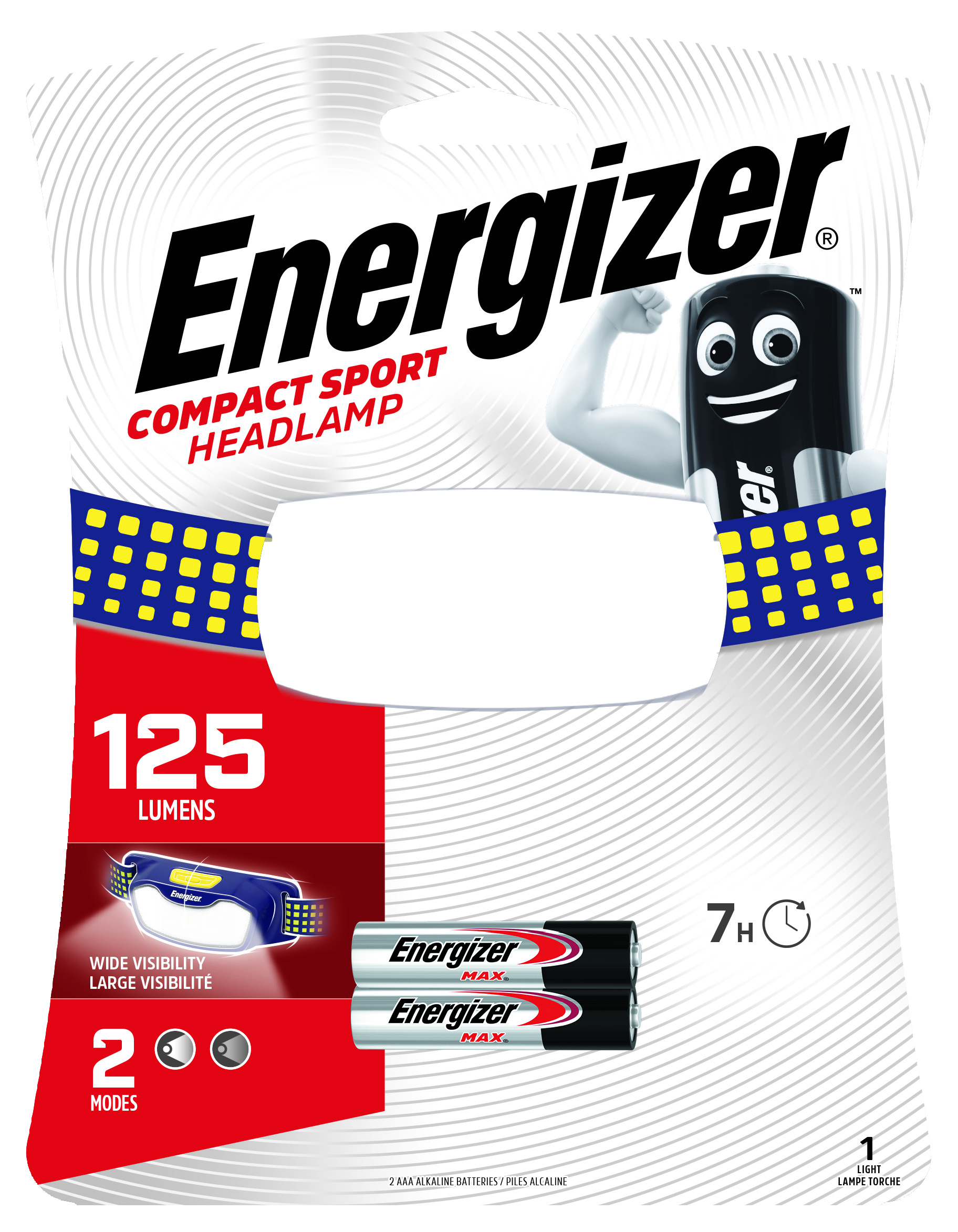 ENERGIZER EU  Sport Headlight 2AAA 125 lumens