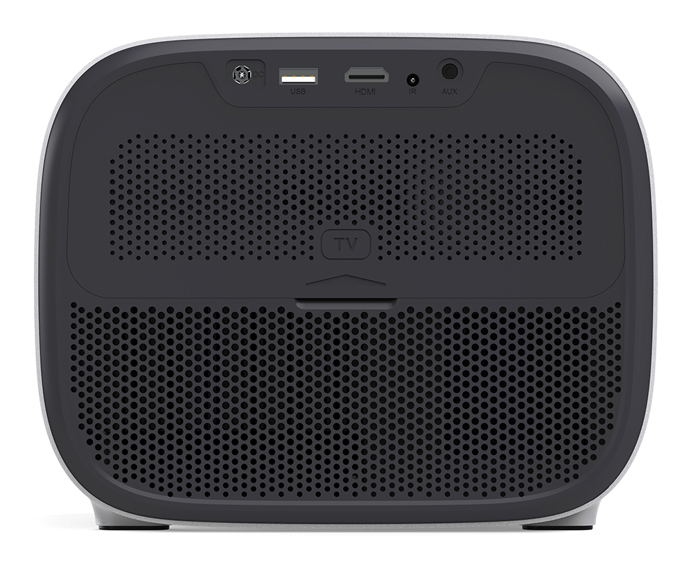 IRRADIO Videoproiettore LCD HD con Google ANDROID TV, da 5.000 Lumen e contrasto 20.000:1 , Mod. VDP-IR250HD