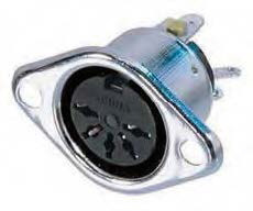 Presa din da pannello 5 poli FR2712 - FEMALE DIN PANEL TYPE 5PINS