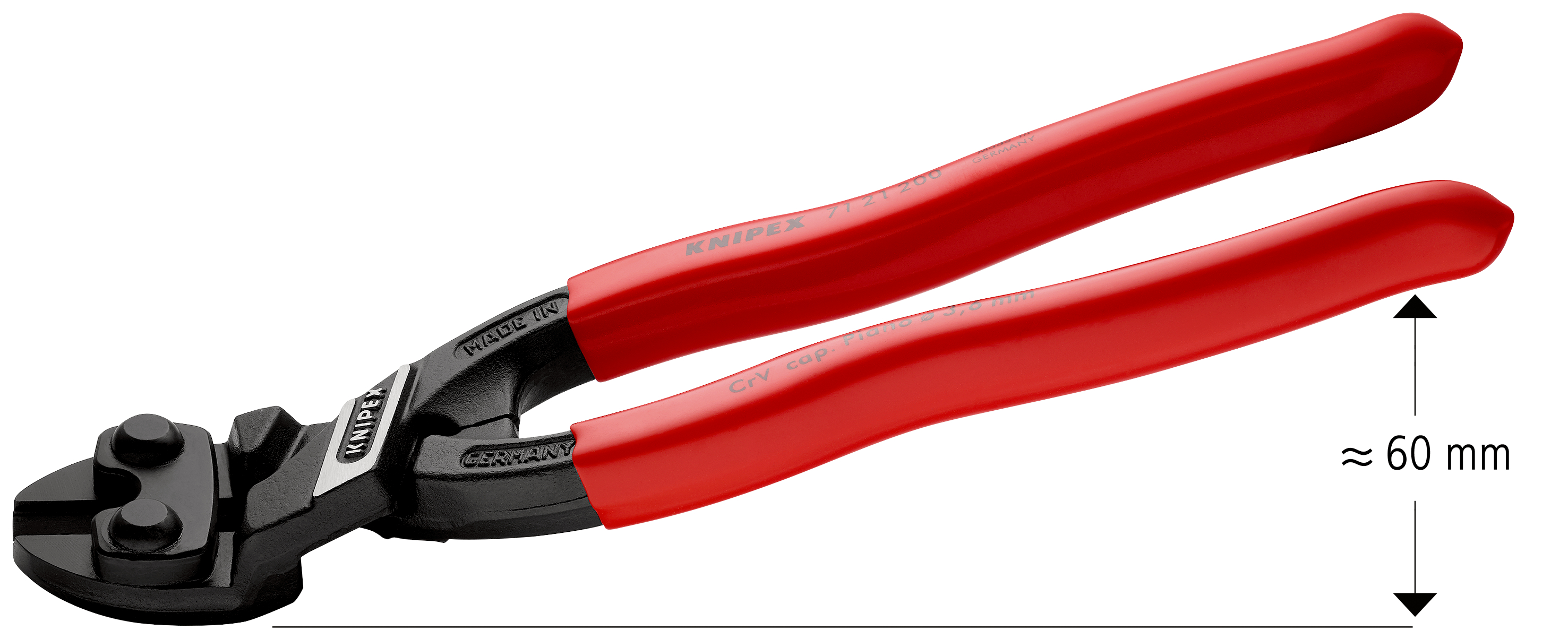KNIPEX CoBolt® Tronchesi a doppia leva 71 21 200 SB