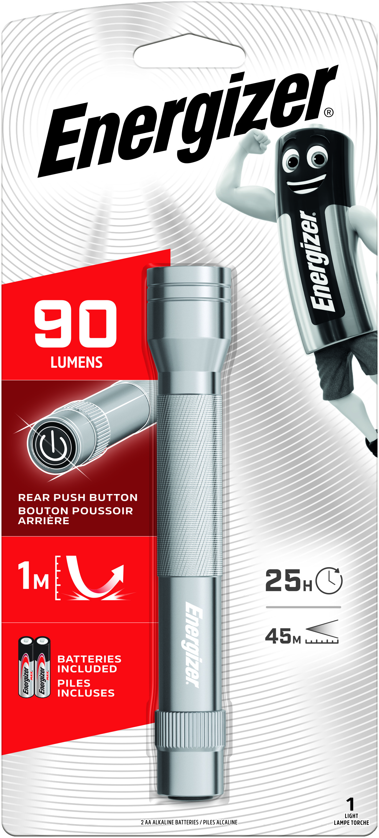 ENERGIZER EU Metal 2AA 90 lumens