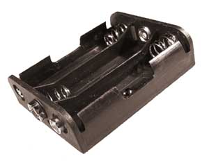 Portapile 3 Stilo Ø 14X50 Con Bottone PIL/84-I