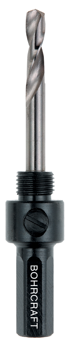 BOHRCRAFT 19100900001 Supporto per seghe con punta pilota codolo esagonale SW11, ø 14-30 mm
