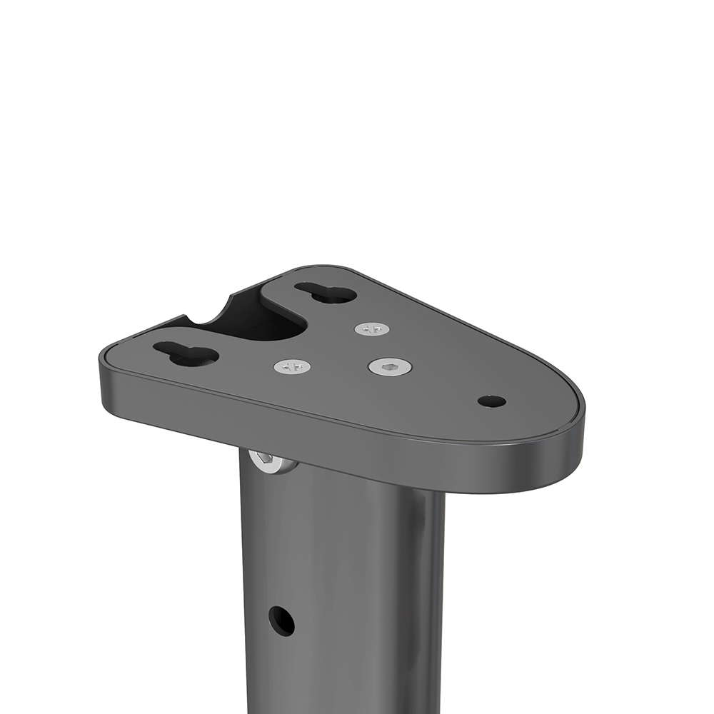 Supporto da soffitto per videopriettori. Distanza da soffitto di 135mm, colore nero, Mod. SP-IR-CEILING-135