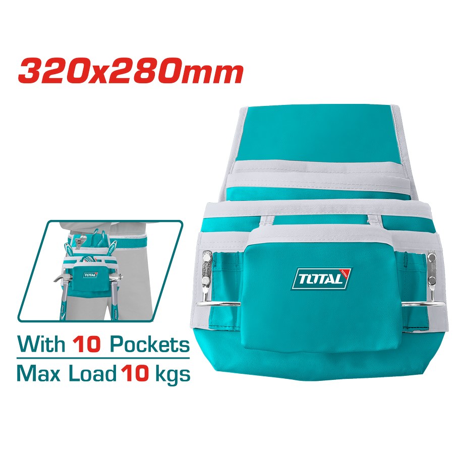 Marsupio Porta Attrezzi con 10 Tasche THT16P1011