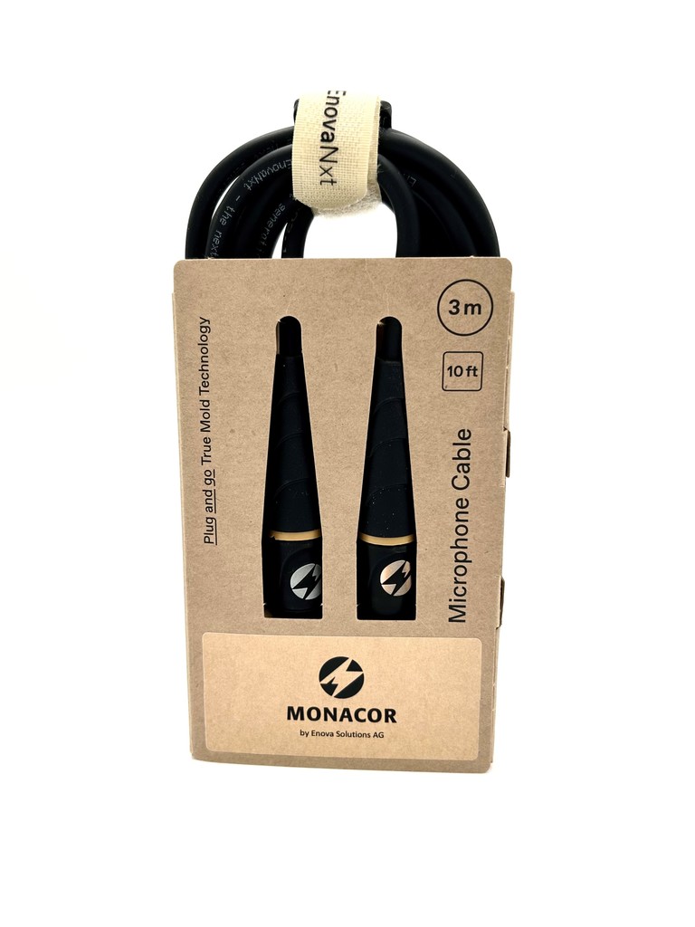 MICA-3/BK - Cavo microfono XLR 3m