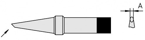 Punta Weller 4PTDD9-1, 5 mm