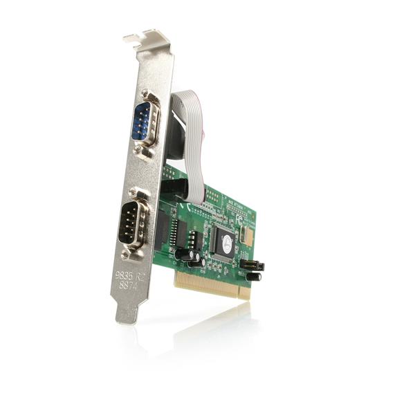 Scheda seriale PCI a 2 porte RS-232 con 16550 UART