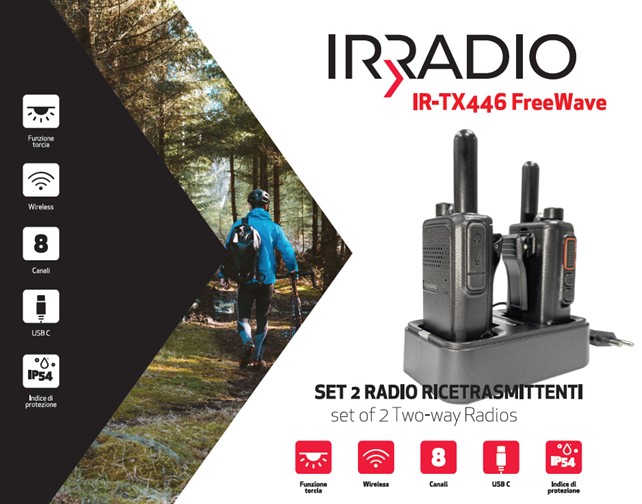Set 2 Radio PMR Mod. IR-TX446