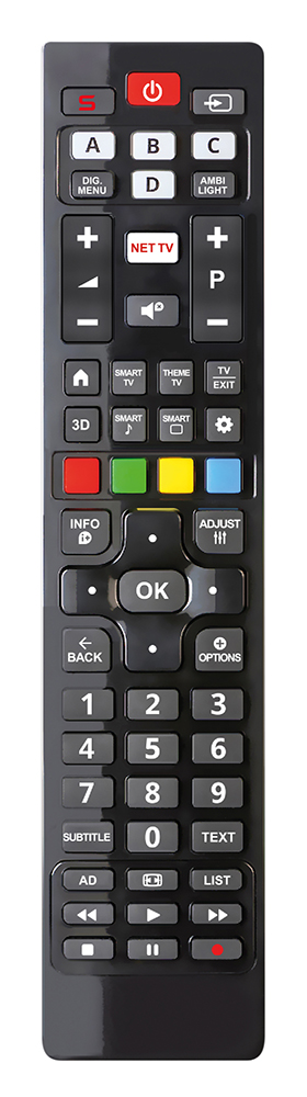 Telecomando dedicato compatibile con tutte le TV e SMART TV PHILIPS prodotte dal 2000 ad oggi, Mod. IR-RCPH2000