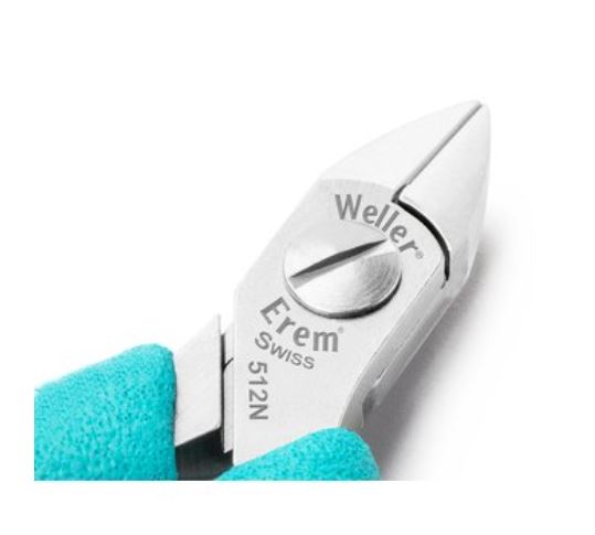Tronchese con testa a taglio laterale – testa ovale, Serie 500 512N Weller