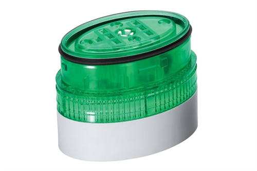 LD6A Green LED-LENS Gray Base