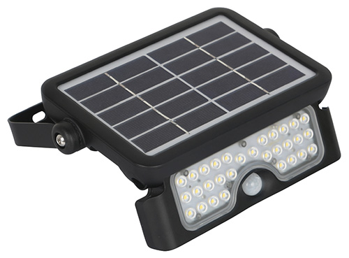 Faro solare MHC 5W con pannello solare integrato
