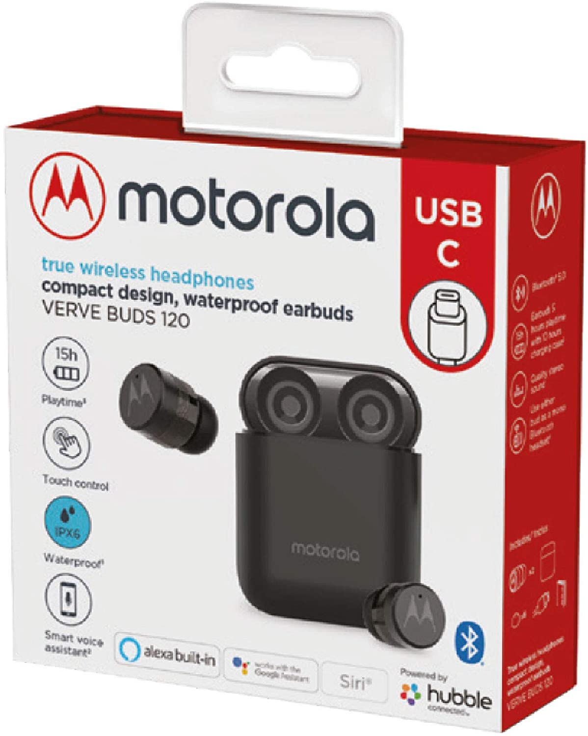 Vervebuds 120 nera Auricolare stereo con Bluetooth