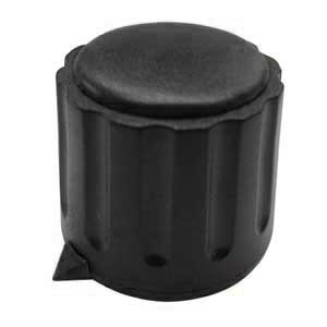 Manopola Nera A Mandrino 22x19 Ø6 Nera MA/1113N