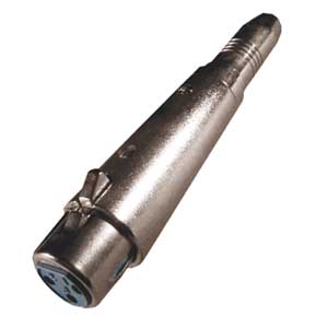 Adattatore Presa M.6,35-Presa Microfonica 3 Poli AD/628-C