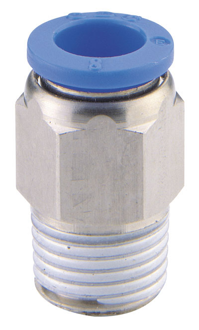 Attacco a pressione 6mm X 1/8" BSPT maschio