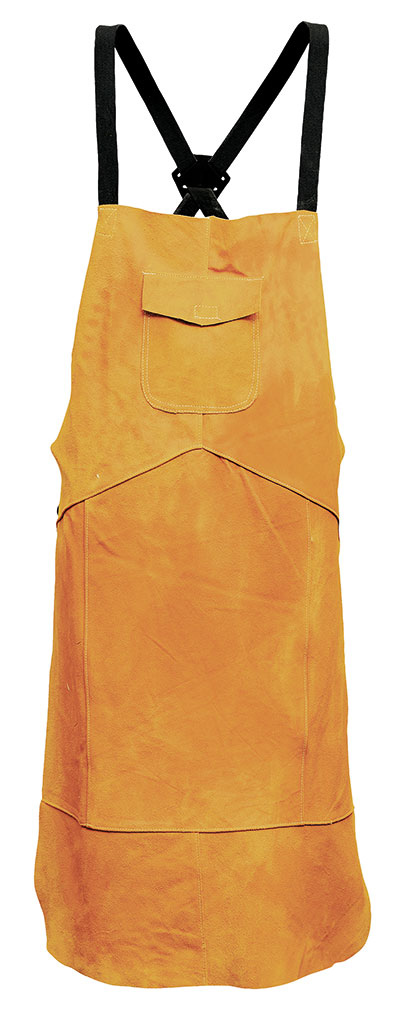 Grembiule premium per saldatura in crosta di pelle bovina, 91 X 58cm