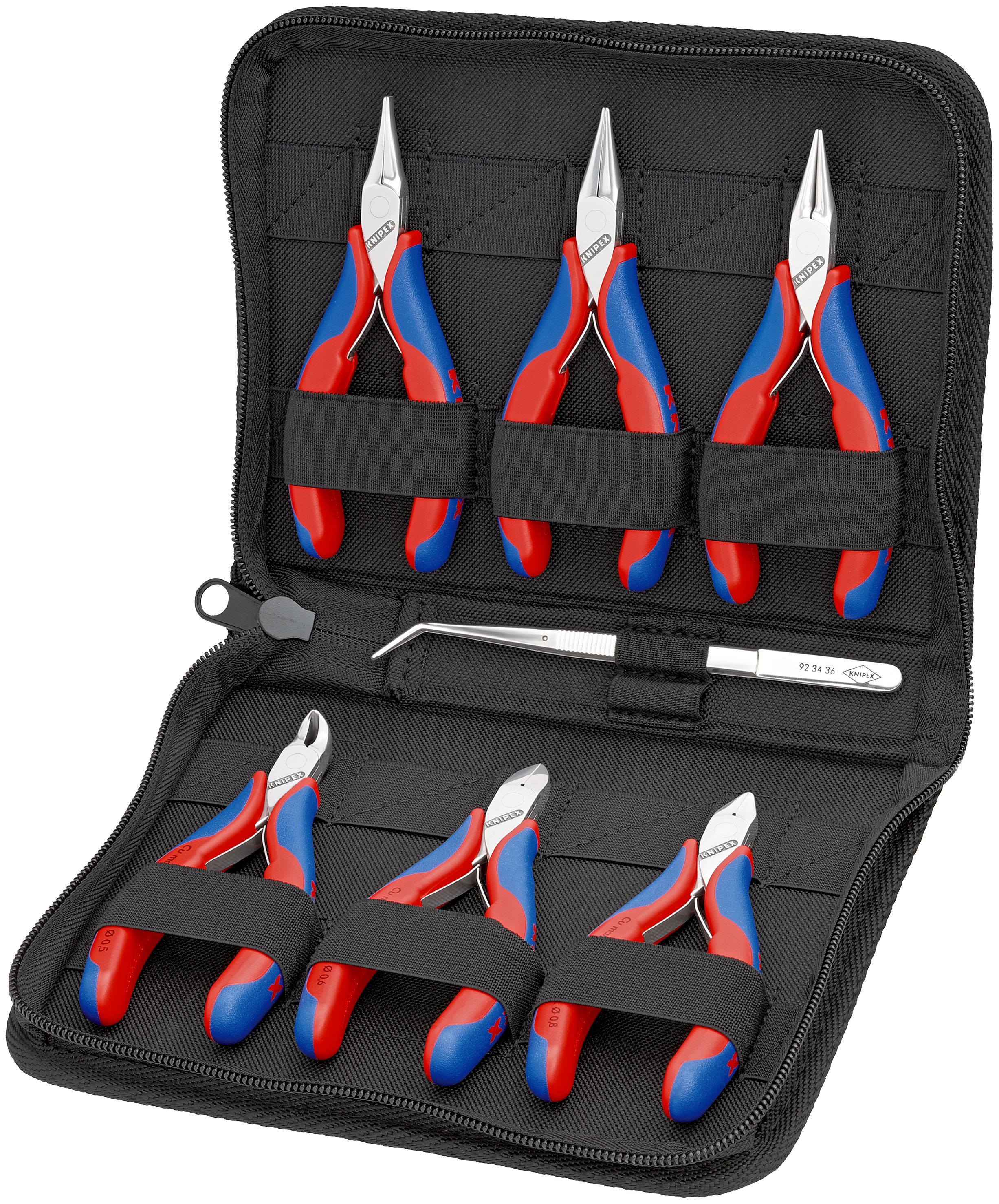 Astuccio con pinze per elettronica 00 20 16