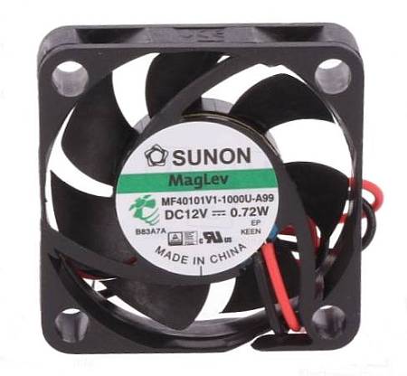 Ventola 40x40x10mm 12VDC 7000RPM Sunon