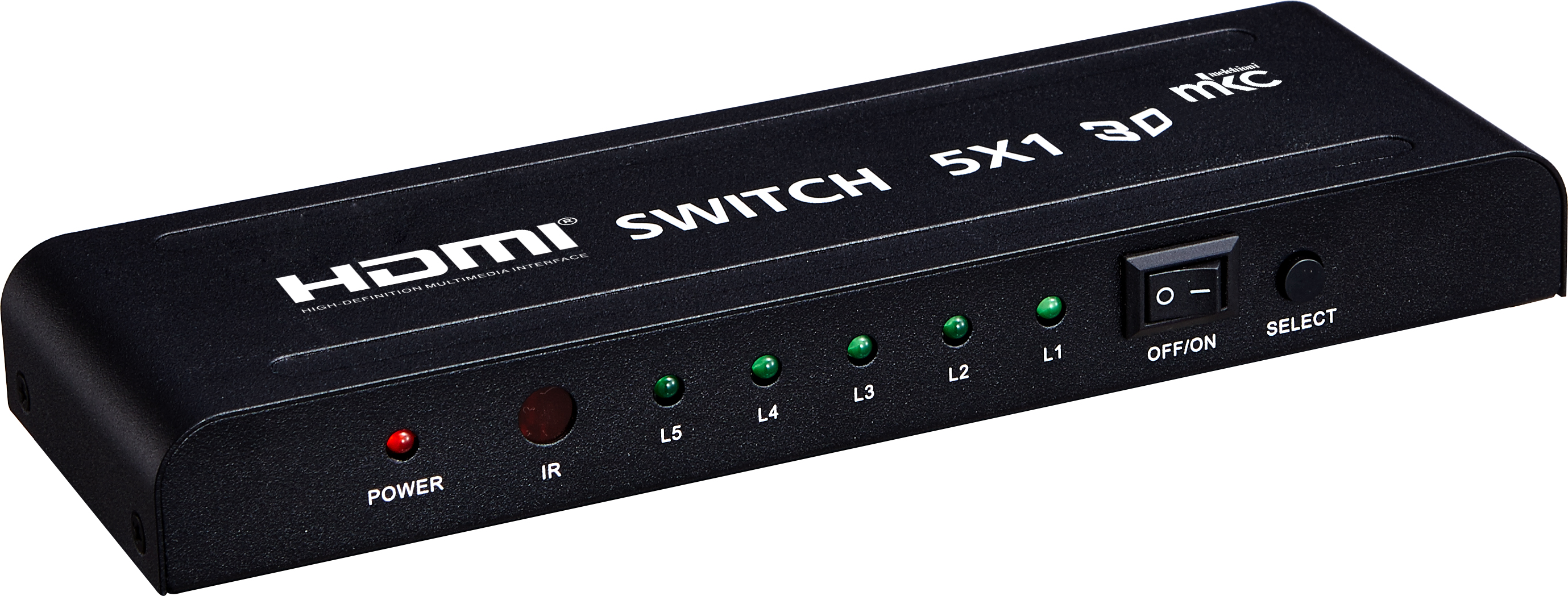 Selettore HDMI Full HD 1080p 5IN x 1OUT mod. MK-DSW5