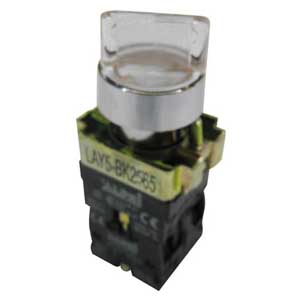Selettore Luminoso Aleva A 2 Posizioni Fisse W No+Nc AP/INT/B276-I