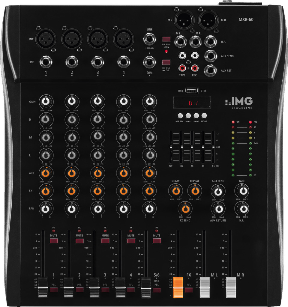 MXR-60 - Mixer Audio a 6 Canali
