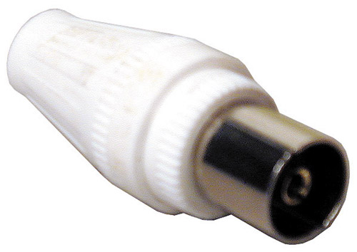Presa coassiale tv 9,5mm volante - blister