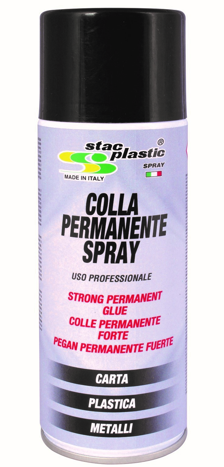 Colla Spray Permanente 400ml, Giallo Paglierino, A02013 Stac Plastic