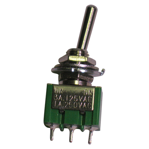 Deviatore miniatura a leva unip. on-on 0,3a-125v MS-550 A SWITCH Miyama