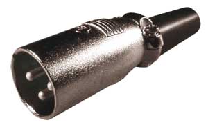 Spina Volante Microfonica 3 Poli SP/899-C