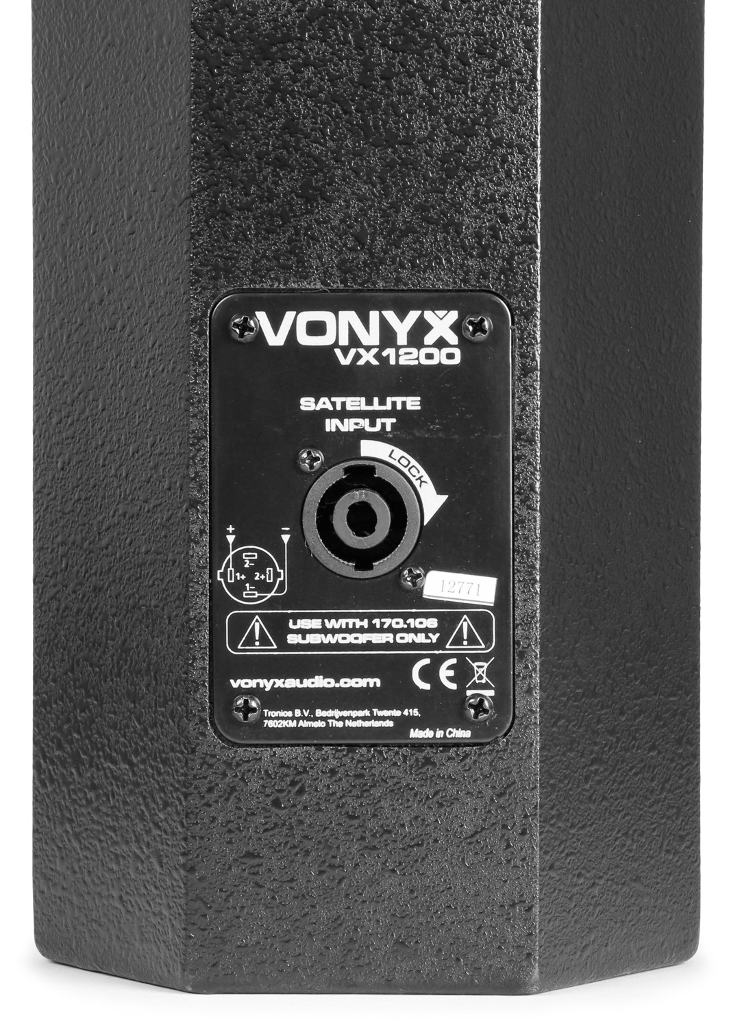 Sistema Full range attivo SUB + 1 Satellite 750W mod. VX1200